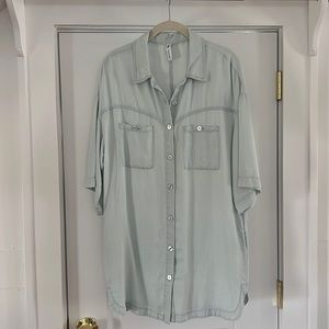 Zara Lightweight Woven Tunic Dress Size Small